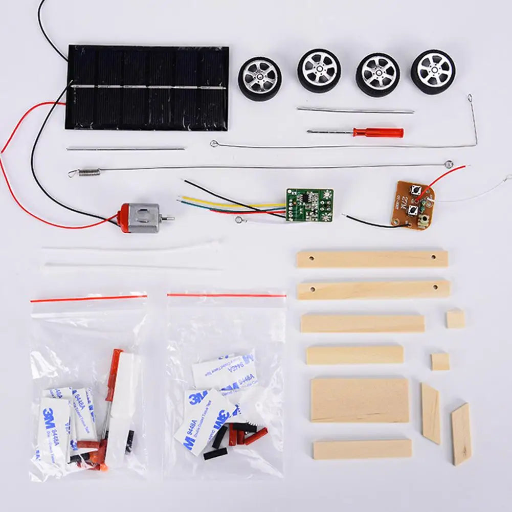 Auto Solar Ensamblable DIY Kit Educativo de Tecnología para Niños