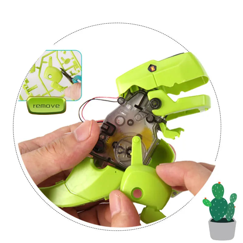 Dinosaurio Solar STEM Kit Educativo DIY Juguete Científico para Niños