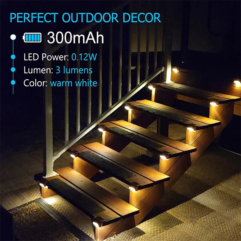 Luces Solares LED para Escalones y Terrazas IP44