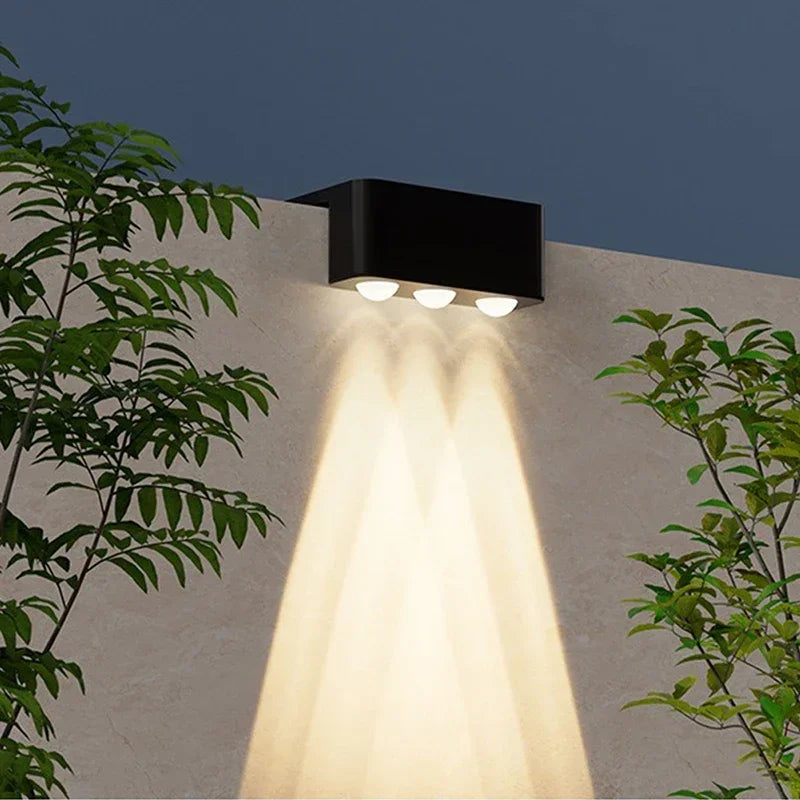 Luces Solares de Pared para Jardín y Escaleras IP65