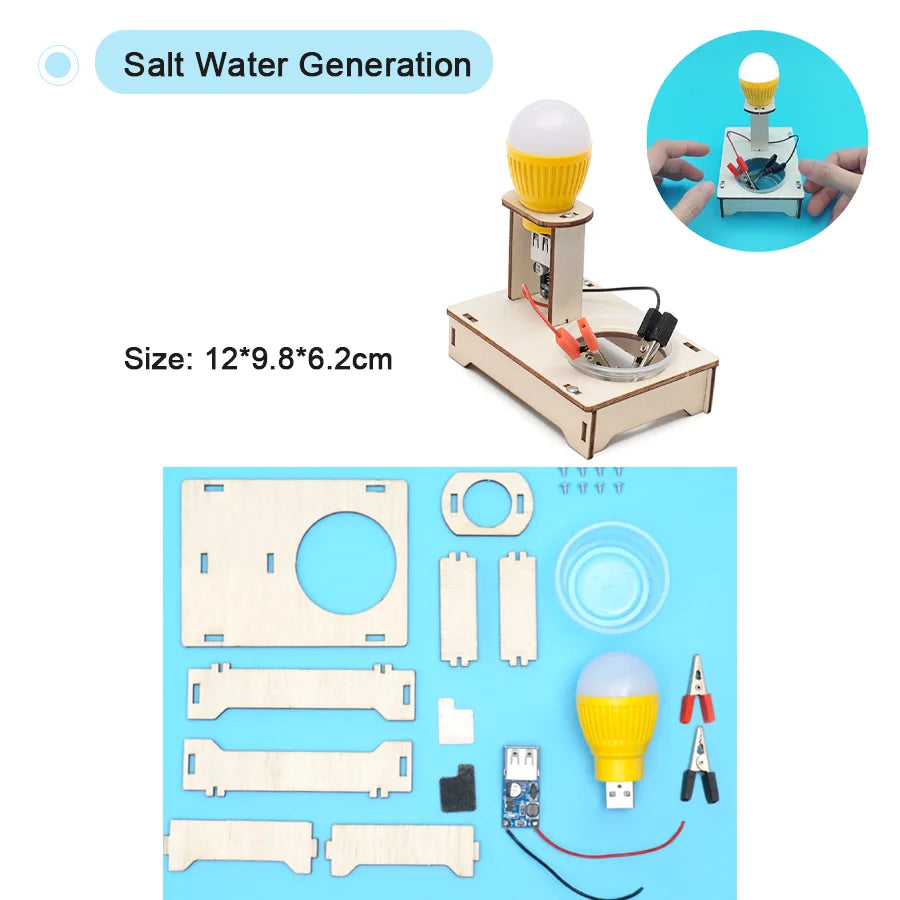 Kit Modelos Científicos DIY Experimento Físico Juguete Educativo Ensamblable para Niños