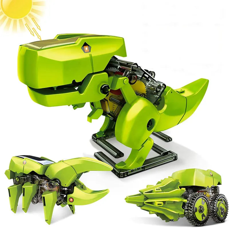 Dinosaurio Solar STEM Kit Educativo DIY Juguete Científico para Niños