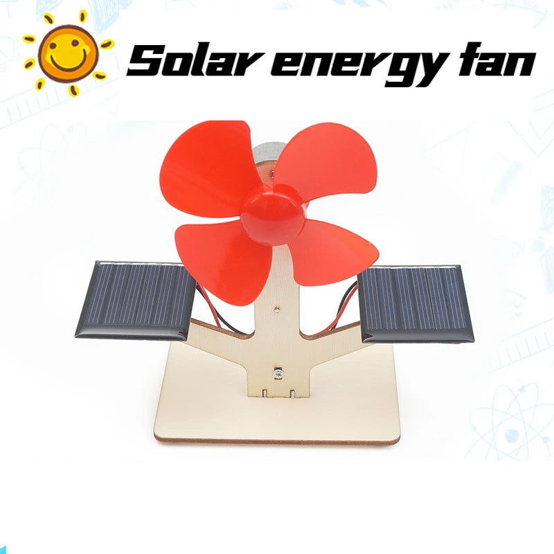 Ventilador Solar DIY Juguete Educativo de Física y Generación de Energía para Niños