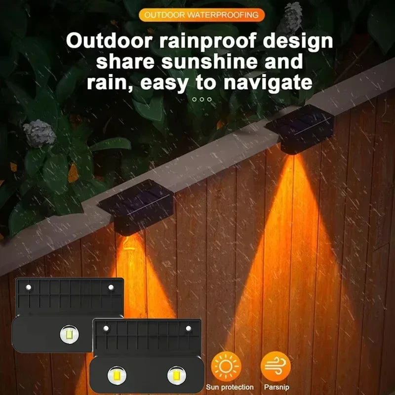 Luces Solares de Pared para Jardín y Escaleras IP65