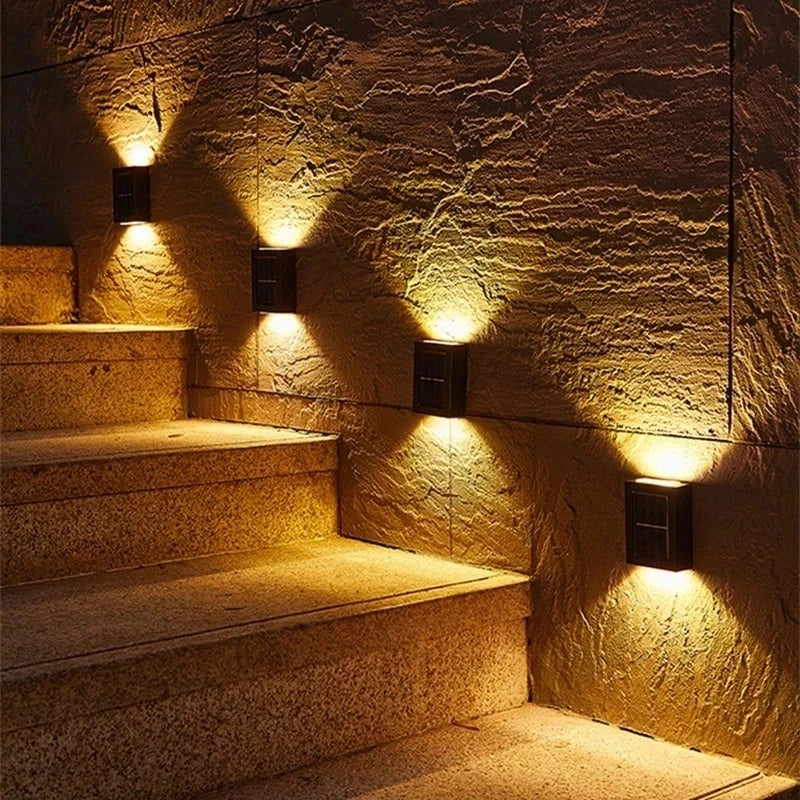Aplique Solar LED de Pared Exterior IP65