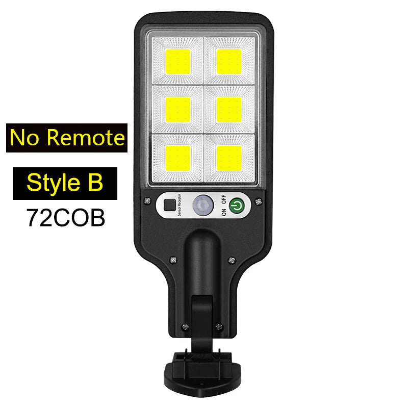 Lámpara Solar LED con Sensor de Movimiento IP65