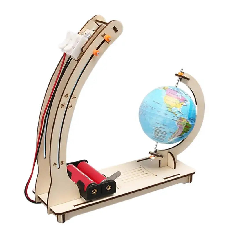 Kit Modelos Científicos Satélite Cohete y Maqueta de Madera para Niños