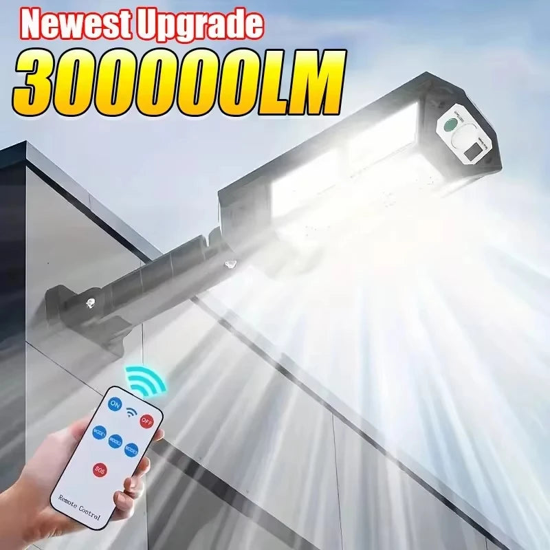 Lámpara Solar LED con Sensor de Movimiento IP65