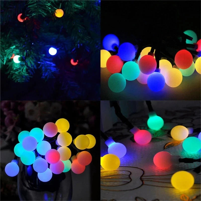 Luces Solares de Flores Hadas IP65 5M-22M para Jardín y Navidad