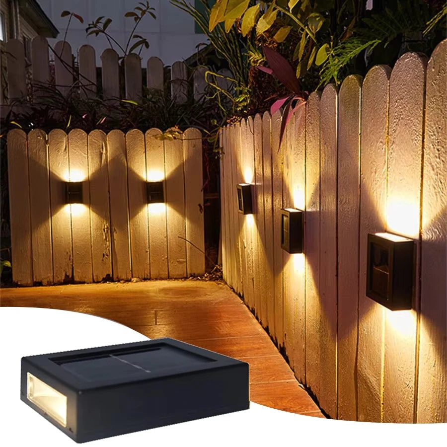 Aplique Solar LED de Pared Exterior IP65