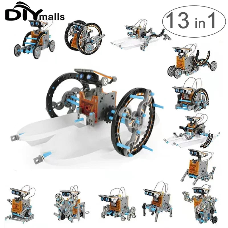 Kit Solar 13 en 1 STEM Robot Educativo DIY para Niños de 8 a 12 Años