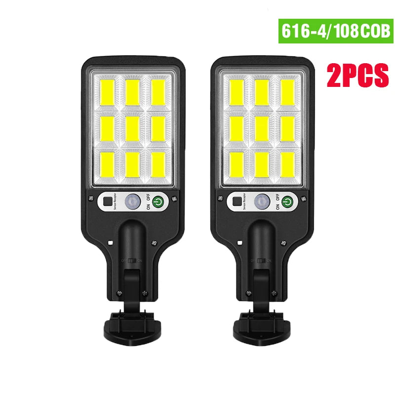 Lámpara Solar LED con Sensor de Movimiento IP65