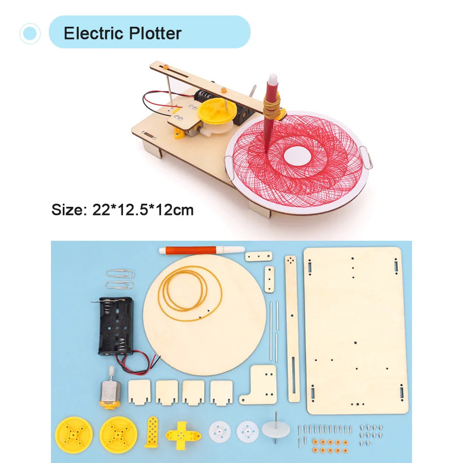 Kit Modelos Científicos DIY Experimento Físico Juguete Educativo Ensamblable para Niños