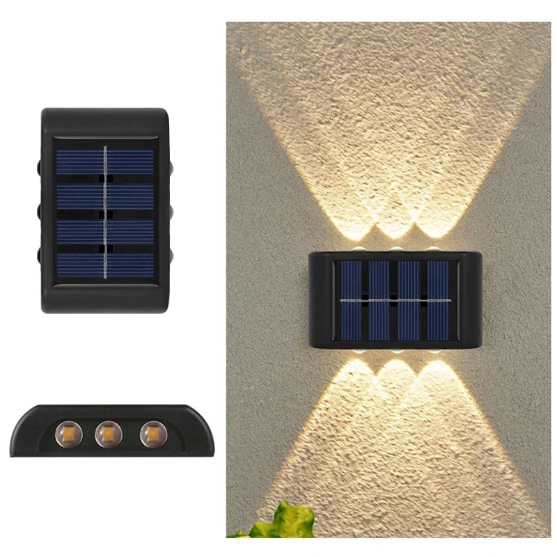 Aplique Solar LED de Pared con Encendido Automático