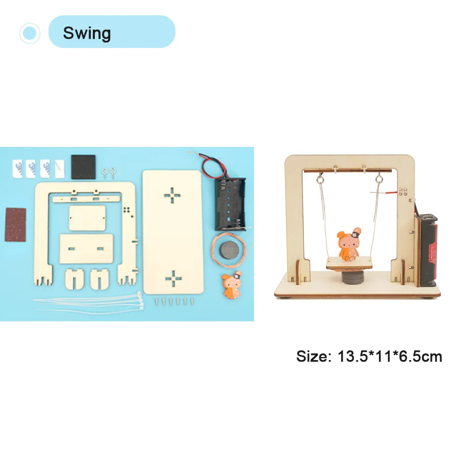 Kit Modelos Científicos DIY Experimento Físico Juguete Educativo Ensamblable para Niños
