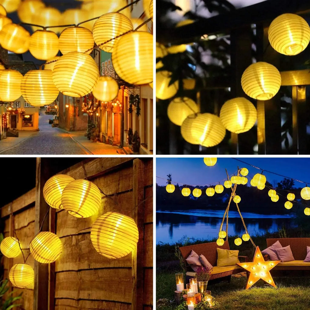 Guirnalda Solar LED 10-30 LEDs para Jardín y Bodas