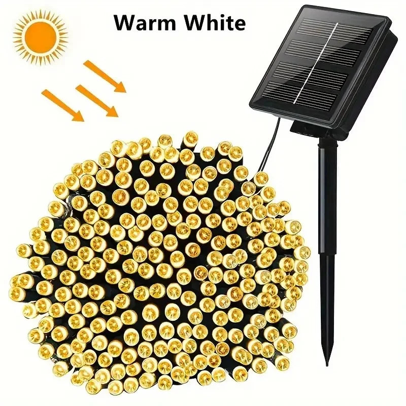 Luces Solares LED para Jardín y Decoración Navideña 5M-32M