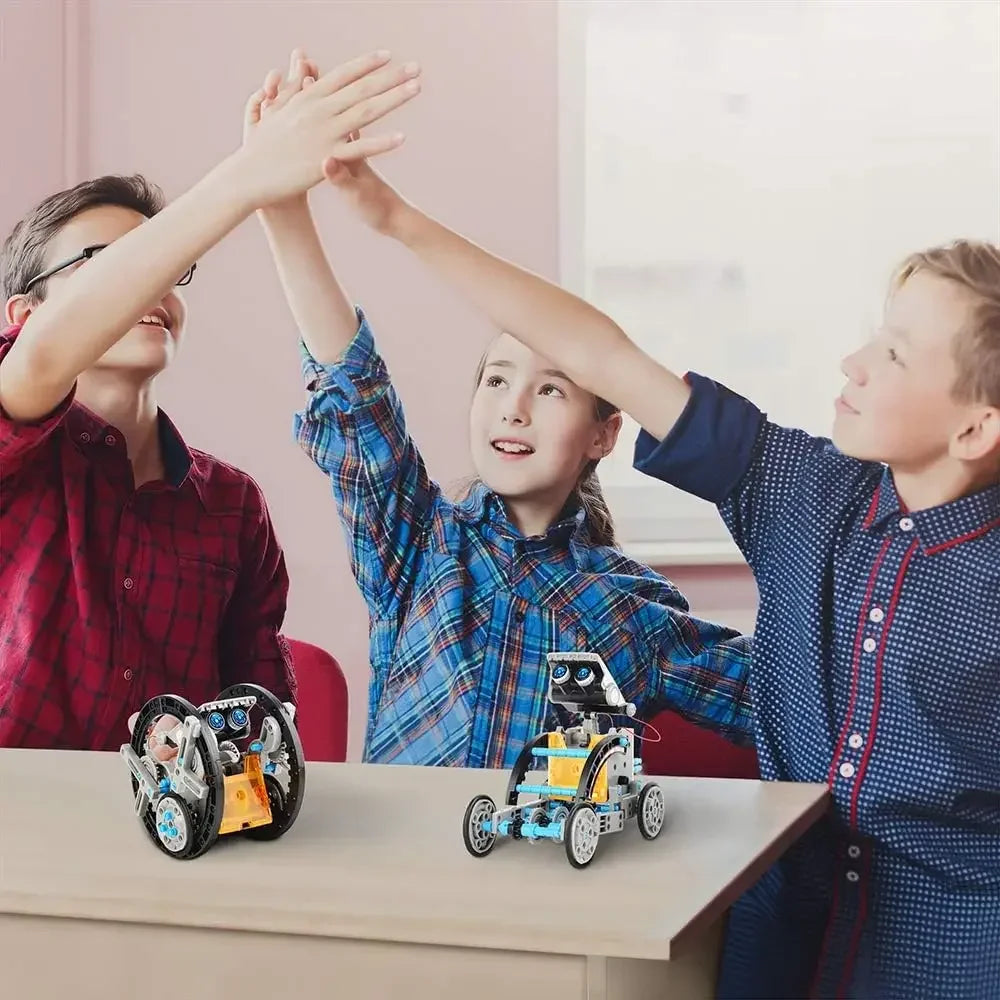 Kit Solar 13 en 1 Robot Educativo DIY para Niños de 8 a 10 Años con Energía Solar