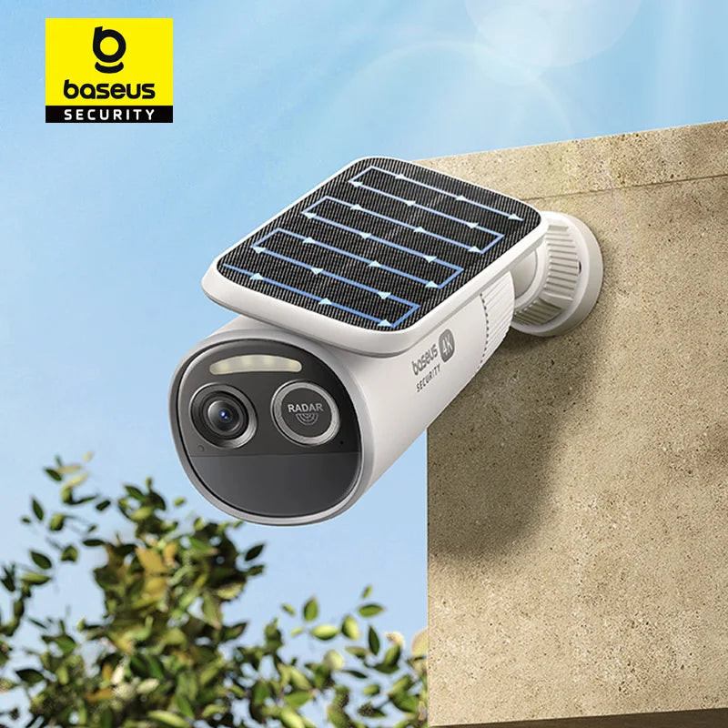Cámara Solar Baseus Security S2 4K WiFi con Reconocimiento Facial IP67