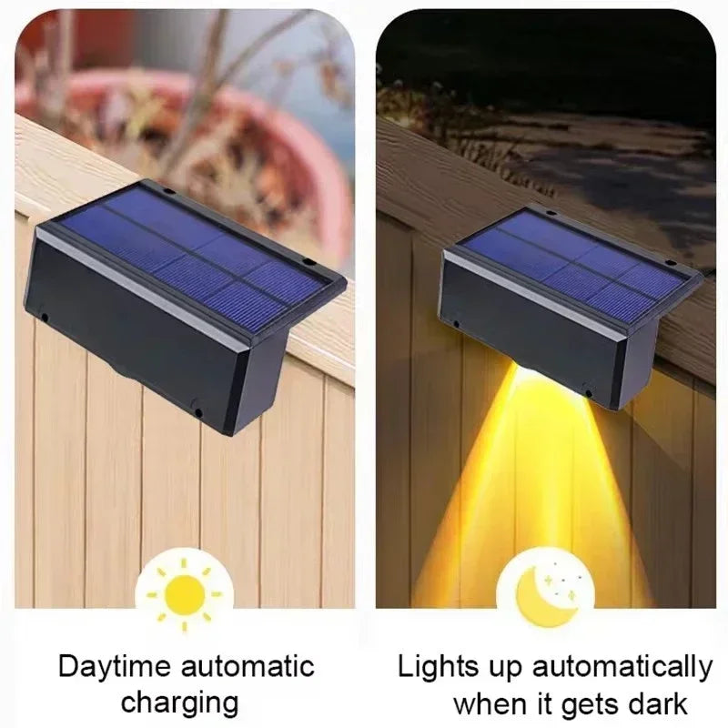 Luces Solares de Pared para Jardín y Escaleras IP65