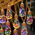 Luces Solares de Hadas con Bombillas Irrompibles IP44 8 Modos para Exterior