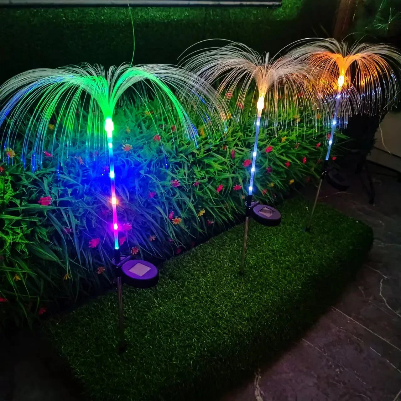 Lámpara Solar Medusa para Jardín Resistente al Agua Decoración Navideña Exterior