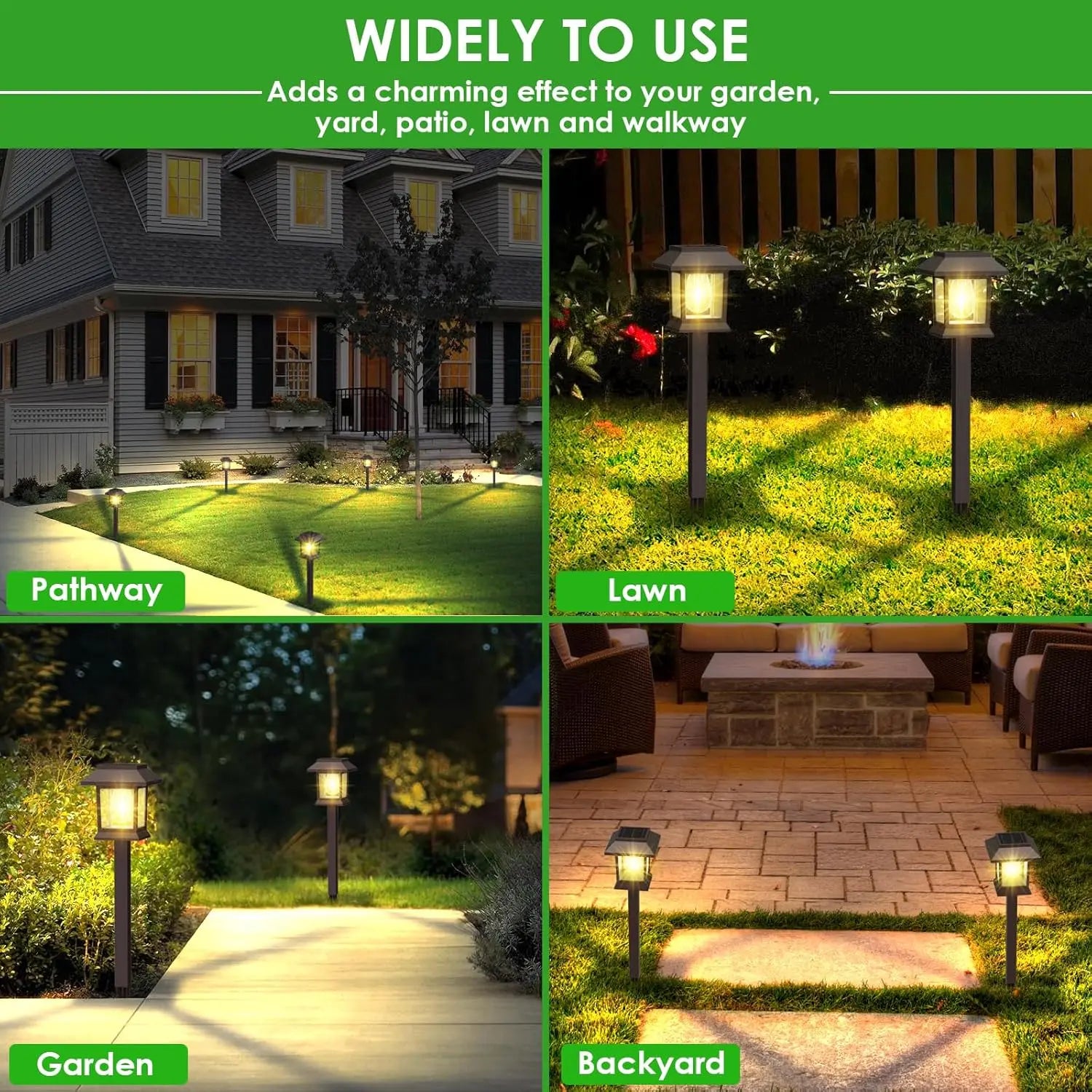 Luz Solar LED de Suelo para Jardín, Villa y Parques Decoración Ambiental