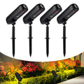 Set 4 Focos Solares LED para Árboles, Caminos y Jardín IP65