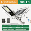 Lámpara Solar LED de Calle con Panel y Control Remoto