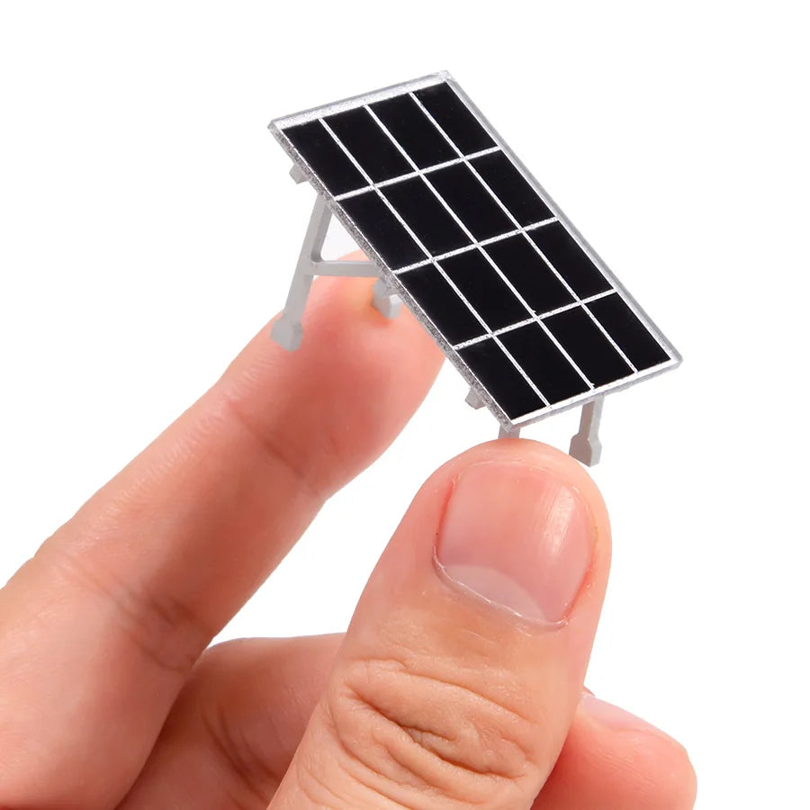 Kit Panel Solar Miniatura para Maquetas y Dioramas Accesorio Educativo DIY