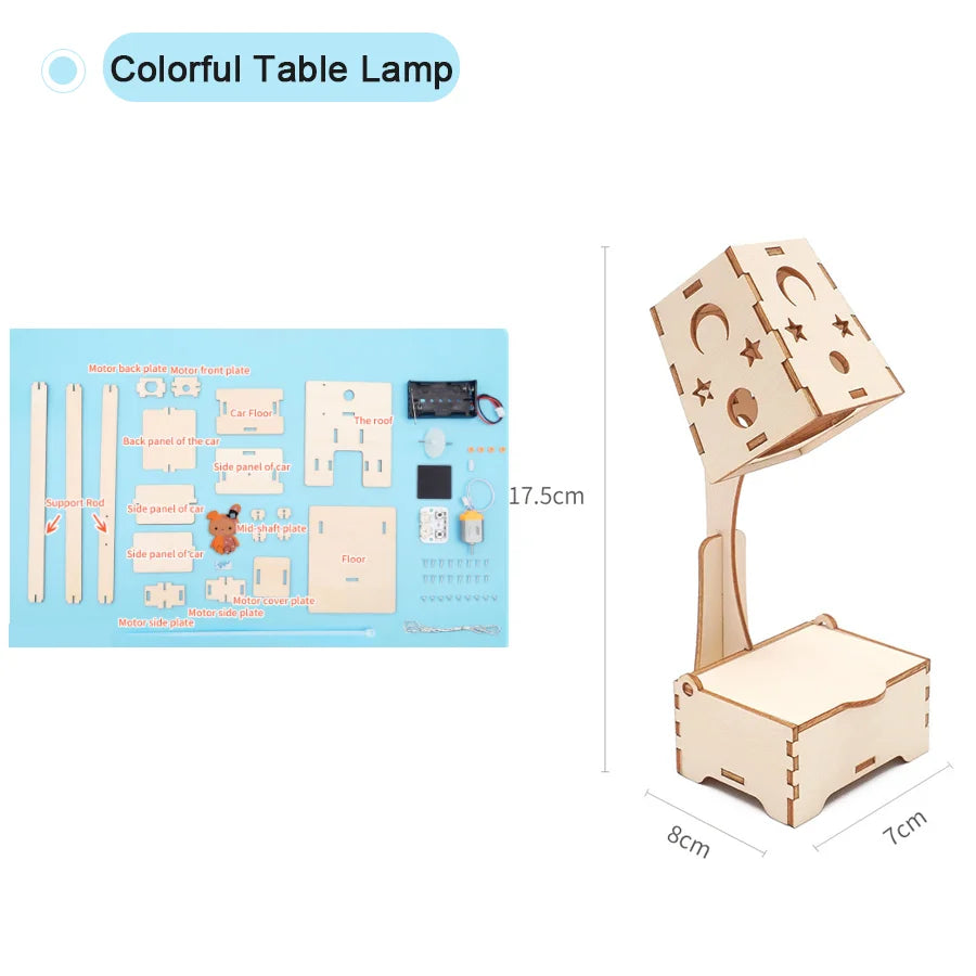 Kit Modelos Científicos DIY Experimento Físico Juguete Educativo Ensamblable para Niños