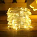 Tubo Solar LED Impermeable para Jardín y Navidad 32m/22m/12m/7m