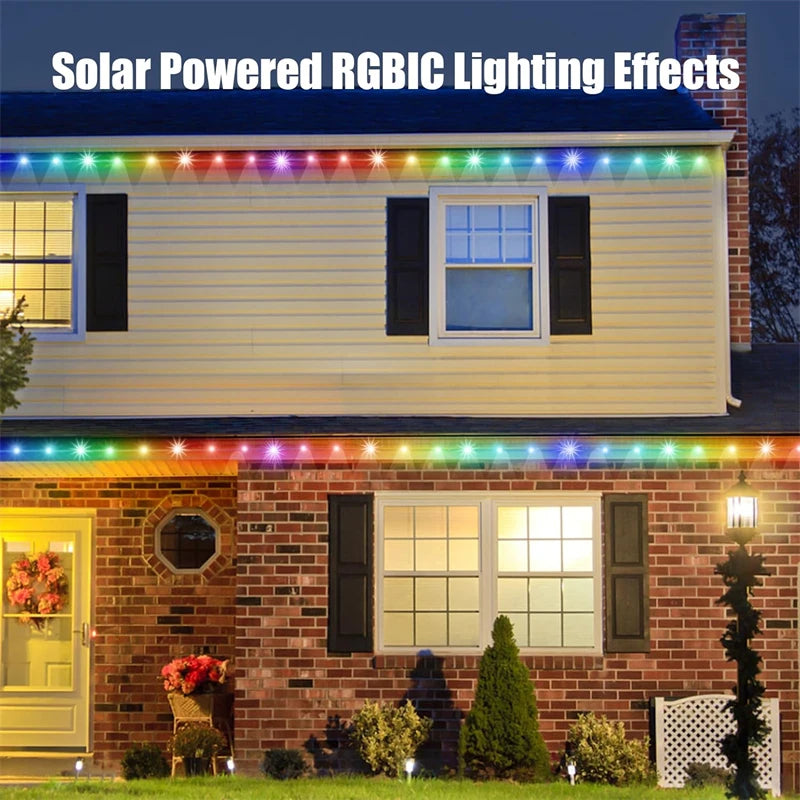 Luces Solares RGBIC Dreamcolor con Control Remoto y App 6M-20M