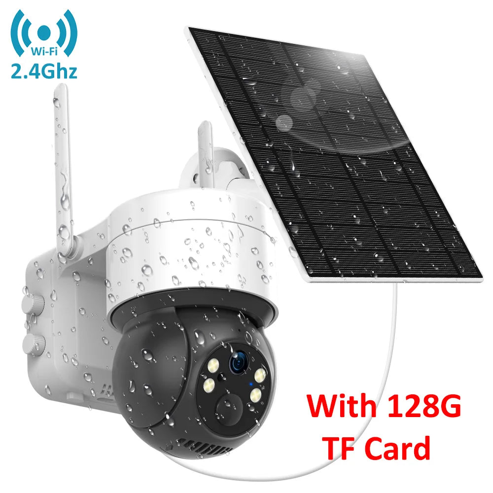 Cámara Solar Tuya SmartLife 3MP 4G/WiFi PTZ con Seguimiento Automático y Visión Nocturna