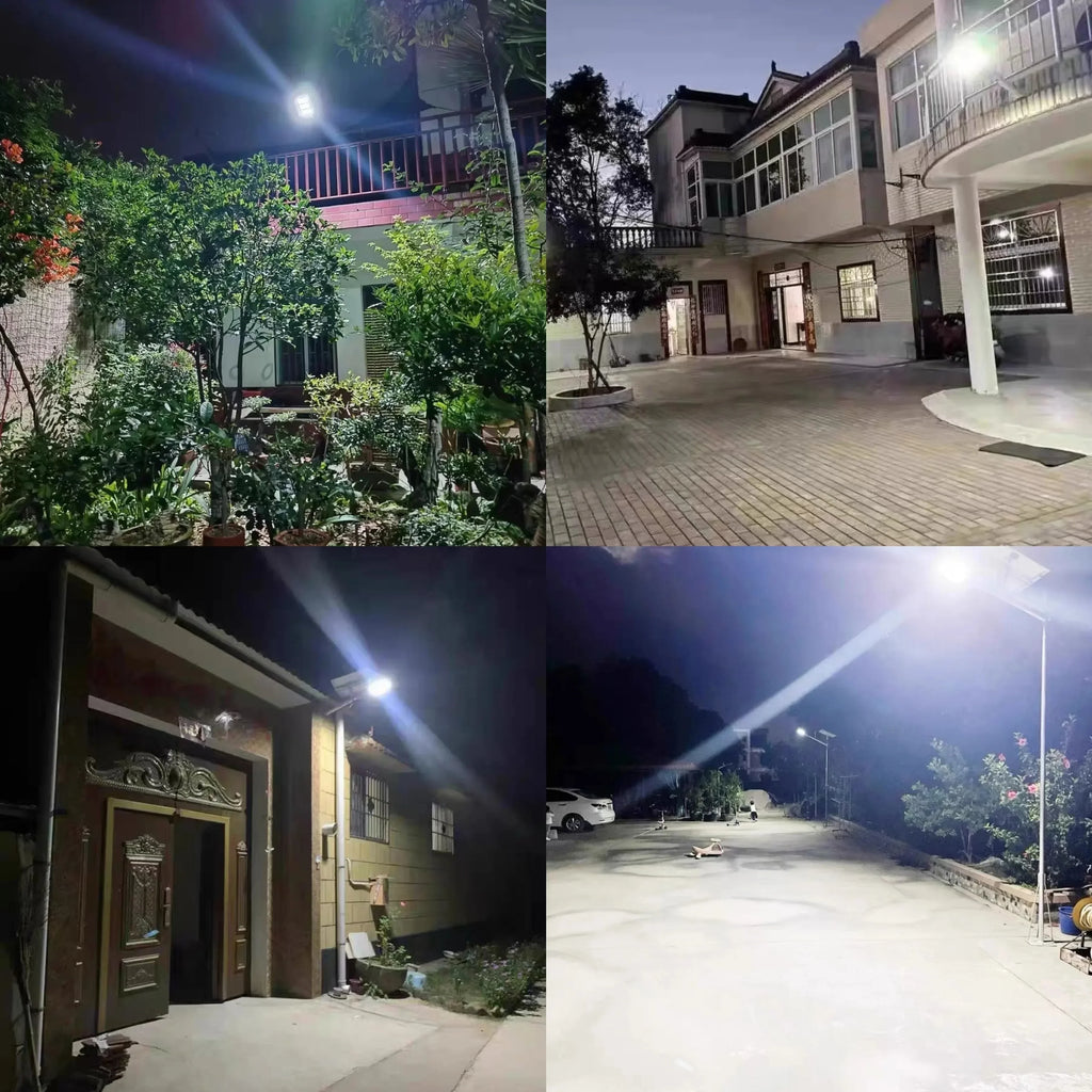 Lámpara Solar LED con Sensor de Movimiento IP65