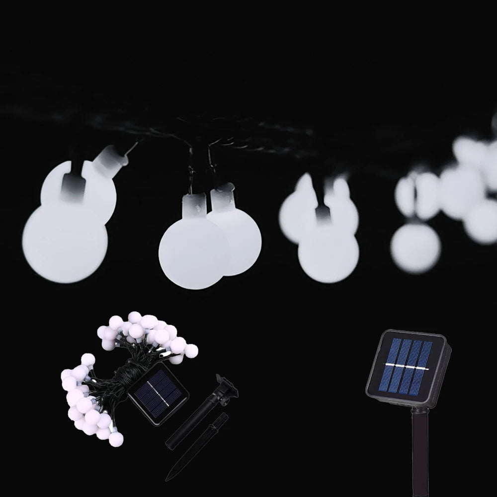 Luces Solares de Flores Hadas IP65 5M-22M para Jardín y Navidad