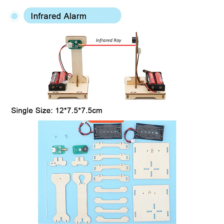 Kit Modelos Científicos DIY Experimento Físico Juguete Educativo Ensamblable para Niños