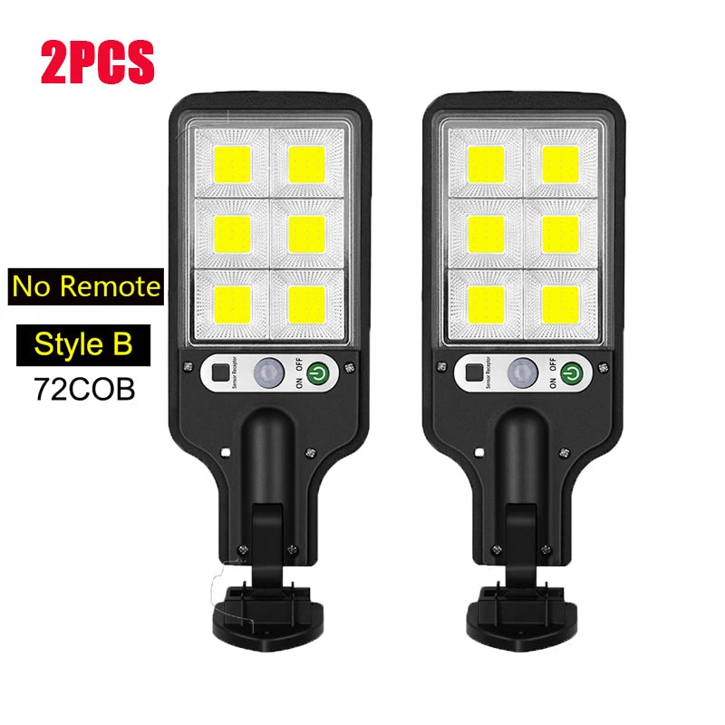 Lámpara Solar LED con Sensor de Movimiento IP65