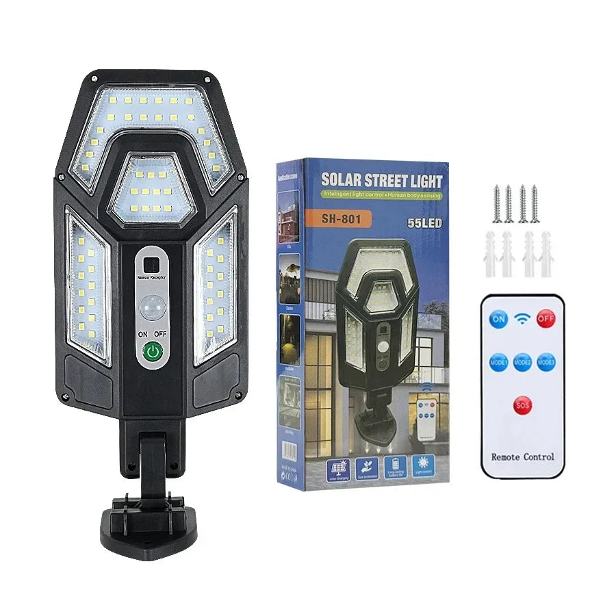Aplique Solar LED de Pared con Encendido Automático