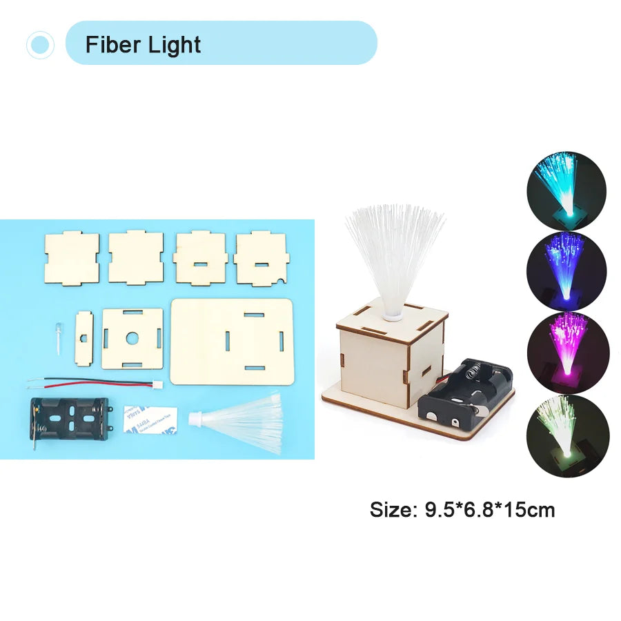 Kit Modelos Científicos DIY Experimento Físico Juguete Educativo Ensamblable para Niños
