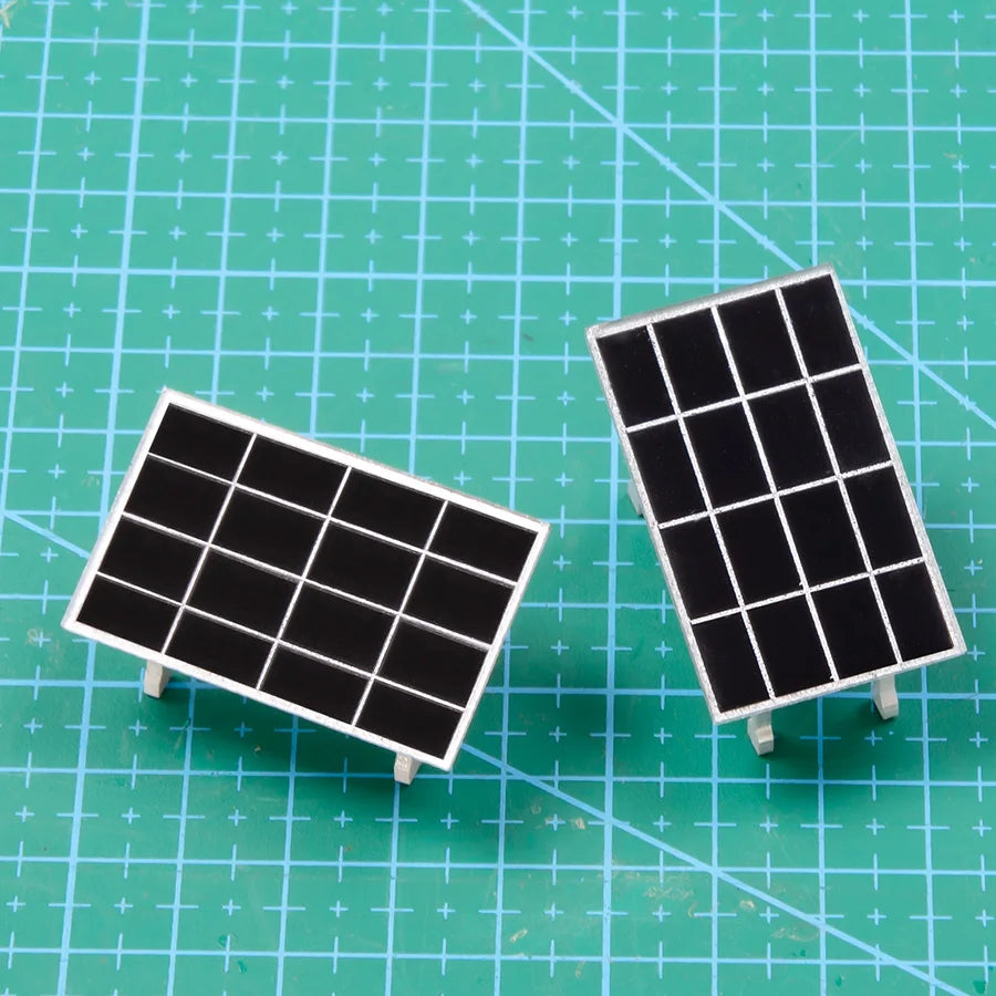 Kit Panel Solar Miniatura para Maquetas y Dioramas Accesorio Educativo DIY