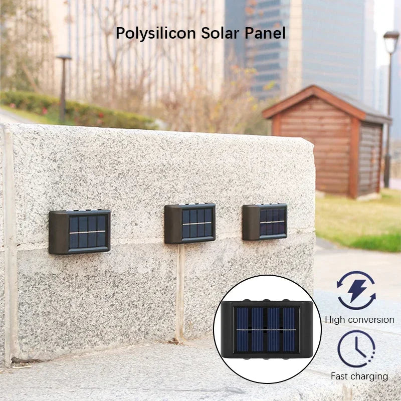 Aplique Solar LED de Pared con Encendido Automático
