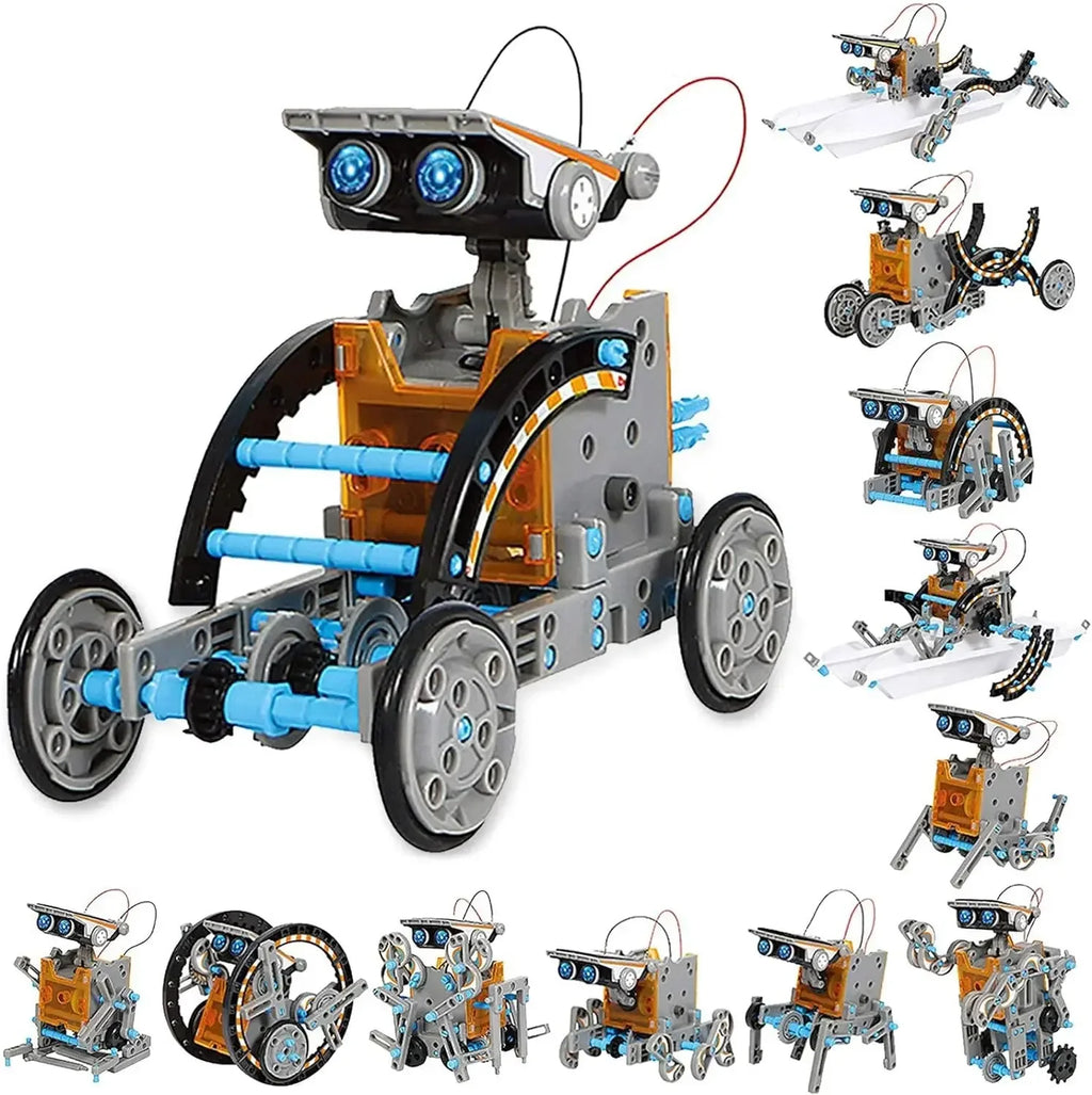 Kit Solar 13 en 1 Robot Educativo DIY para Niños de 8 a 10 Años con Energía Solar