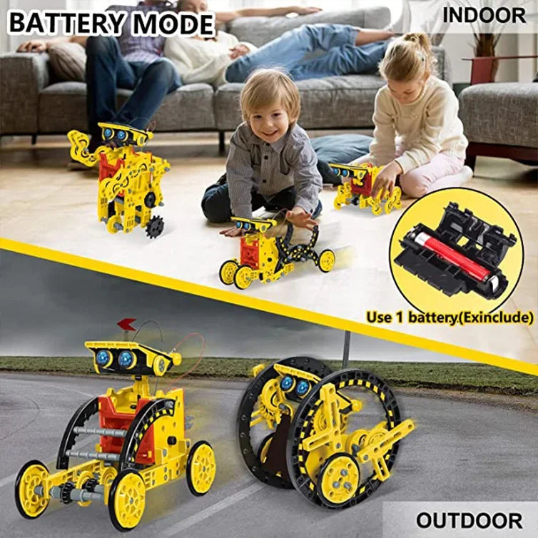 Kit Solar 12 en 1 Robot Educativo DIY Experimento Científico para Niños
