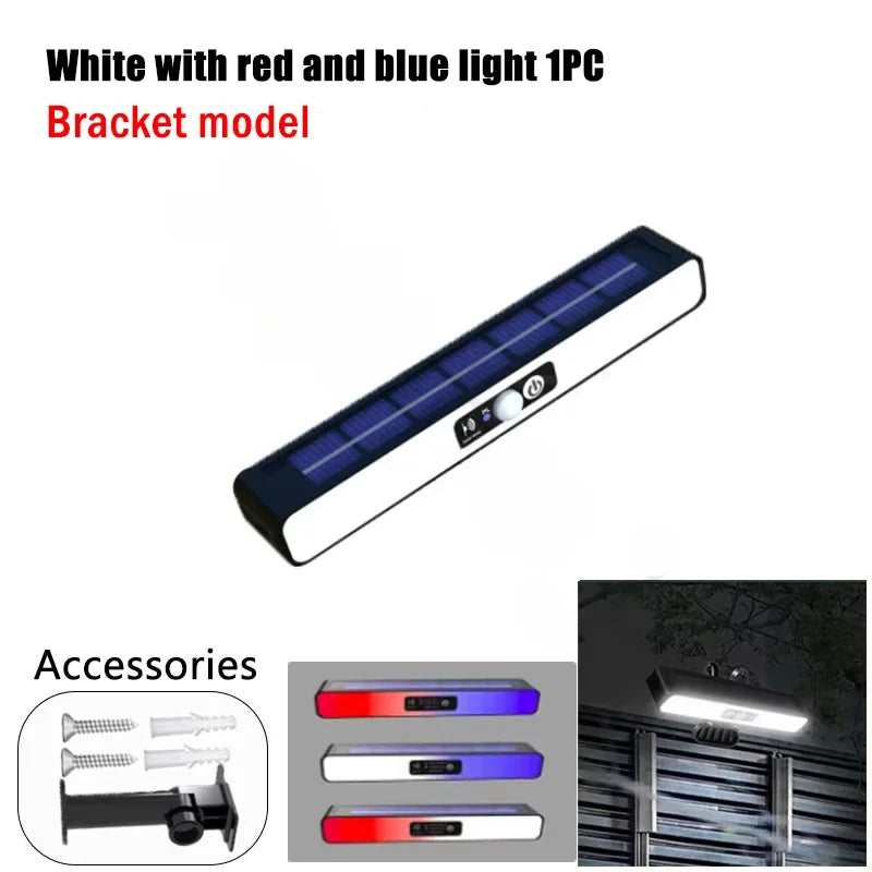 Lámpara Solar LED con Sensor de Movimiento IP65