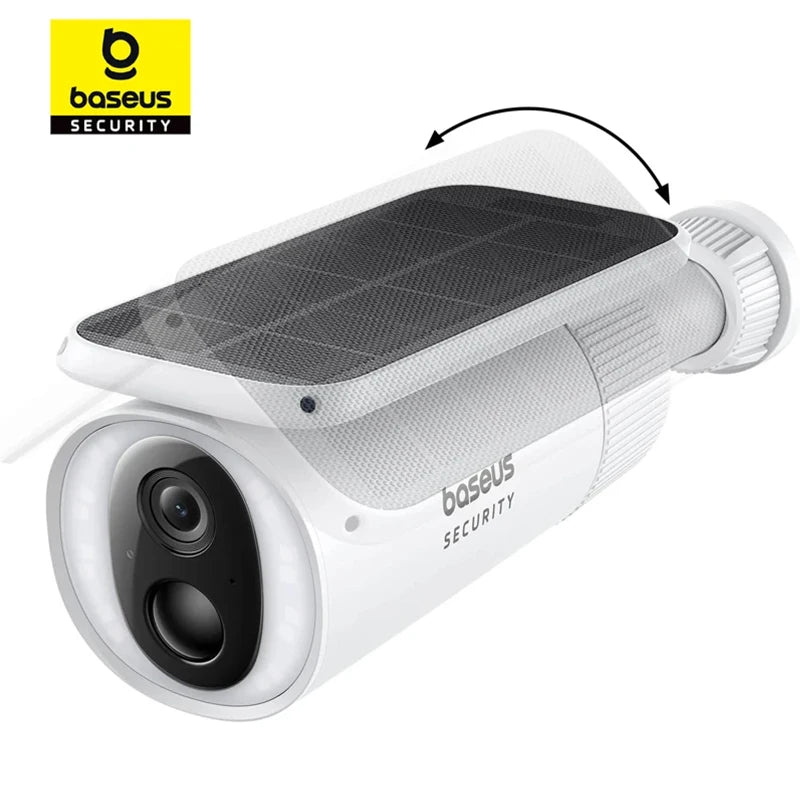 Cámara Solar Baseus Security S1 2K WiFi con Seguimiento Solar y 145° FOV