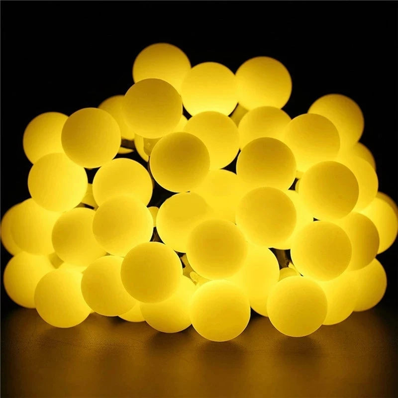 Luces Solares de Flores Hadas IP65 5M-22M para Jardín y Navidad