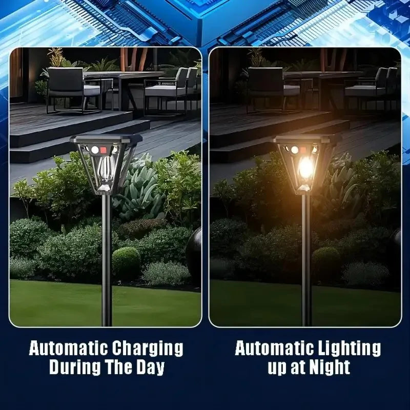 Luz Solar con Sensor de Movimiento para Jardín, Pared y Camping