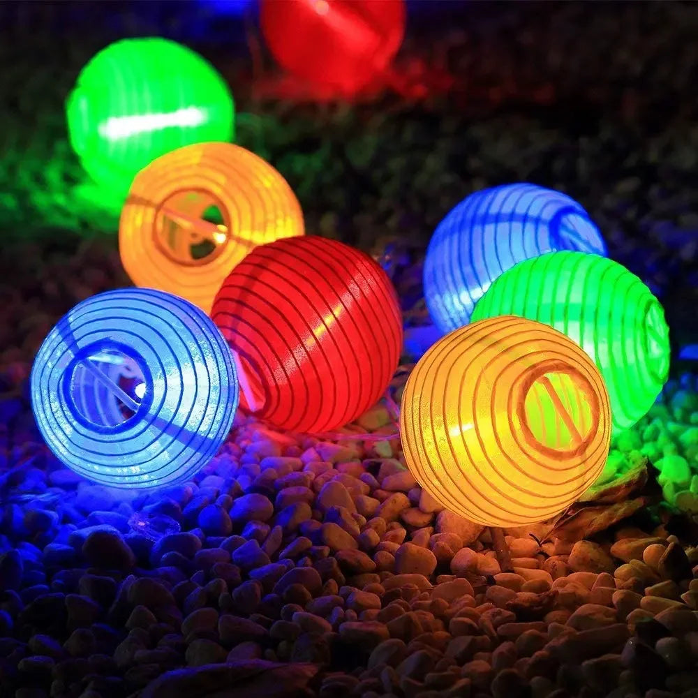 Guirnalda Solar LED 10-30 LEDs para Jardín y Bodas