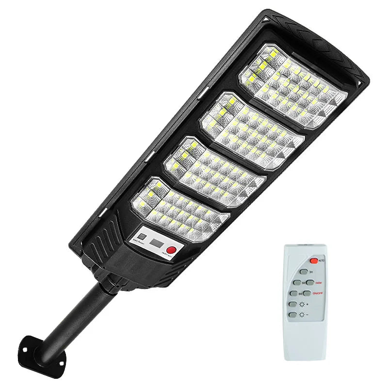 Lámpara Solar LED Exterior con Sensor y Control Remoto